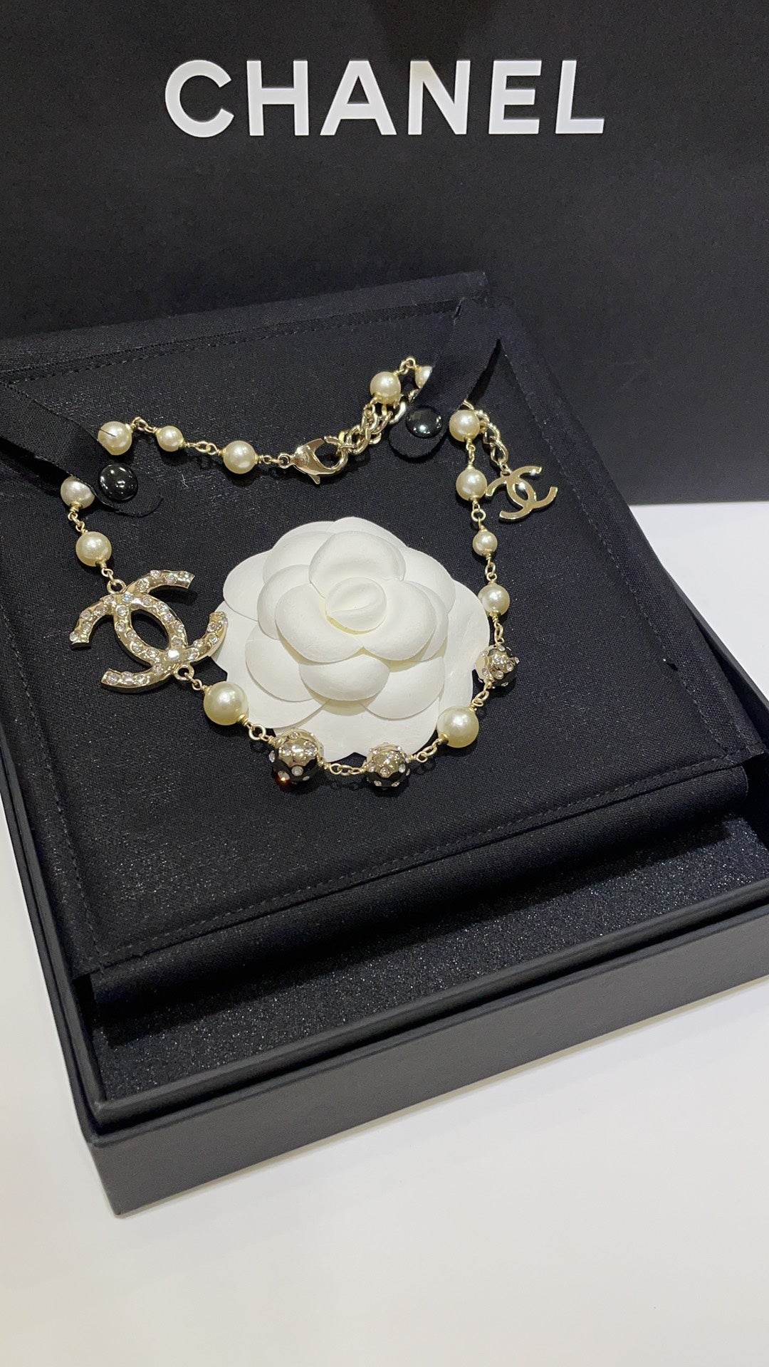 Martin Graham pendant necklace in polished metal-tone – main product view