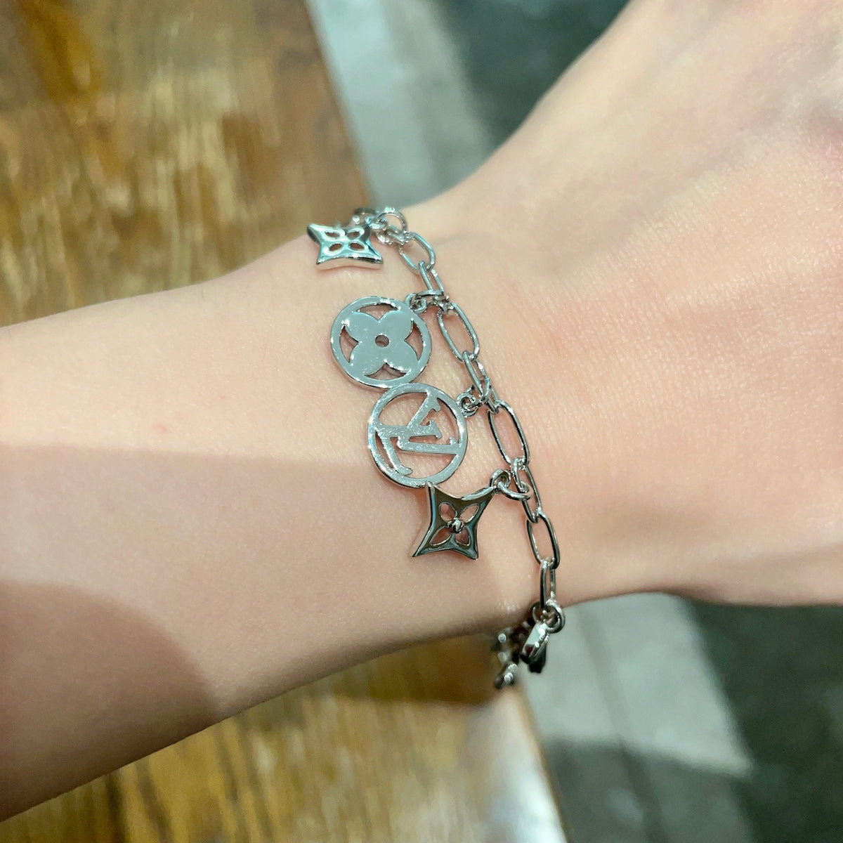 Martin Graham bracelet in polished metal-tone – main product view