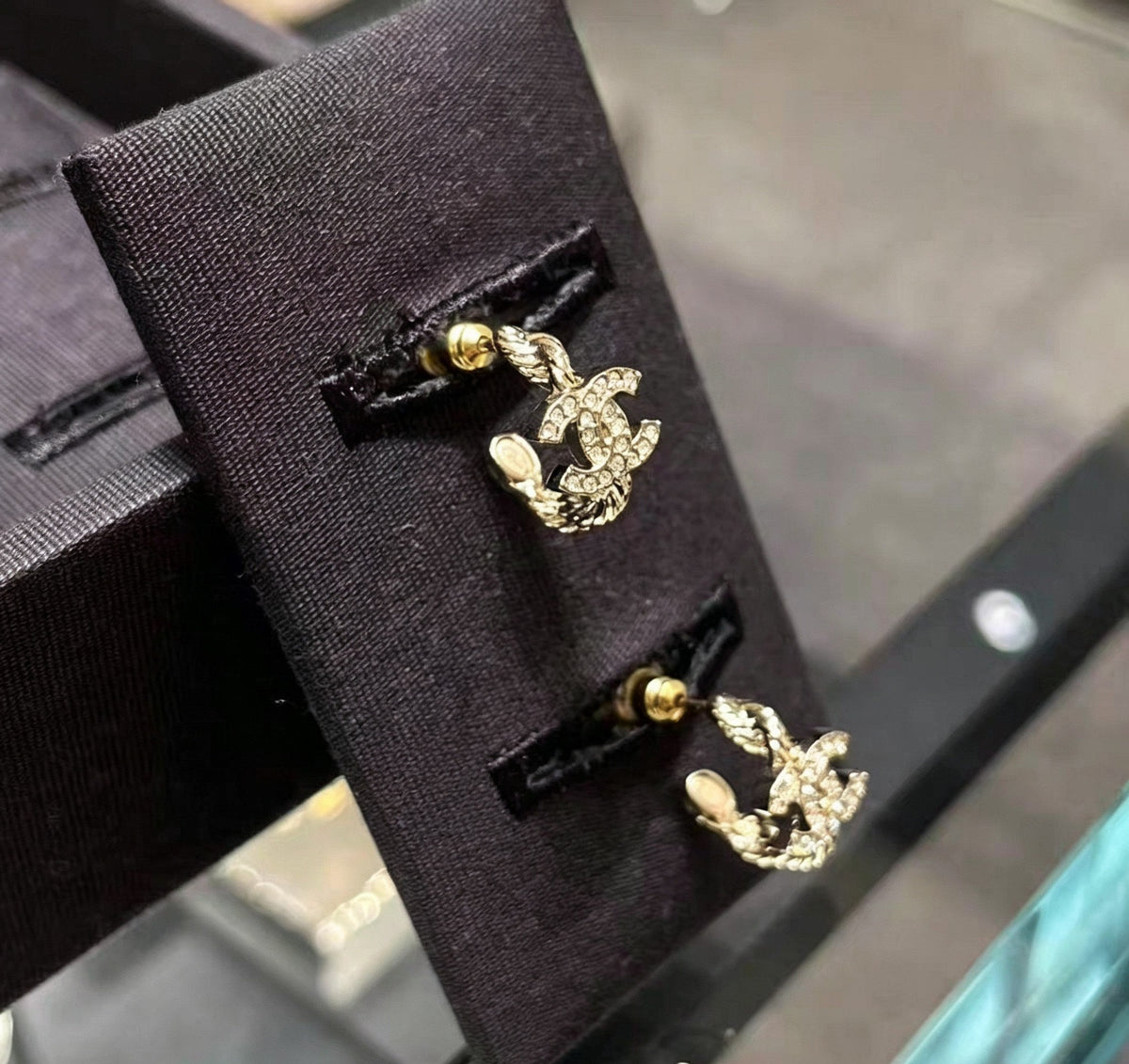 Martin Graham stud earrings in polished metal-tone – main product view