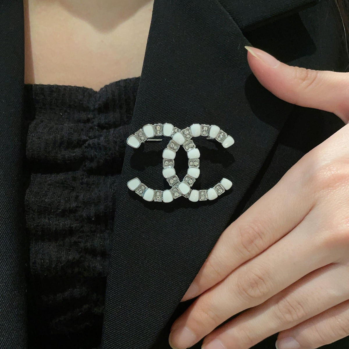 Martin Graham brooch in polished metal-tone – main product view