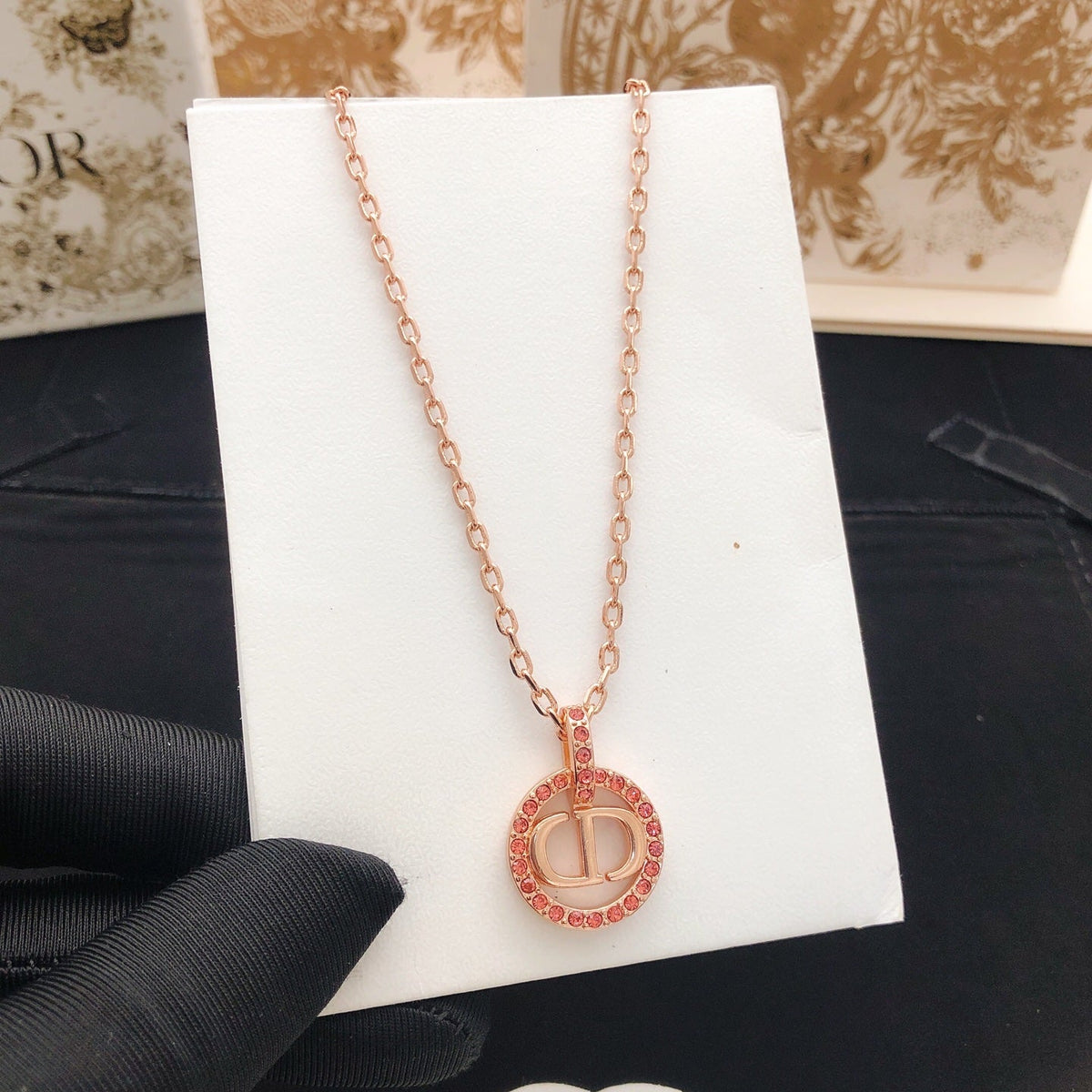 Martin Graham pendant necklace in polished metal-tone