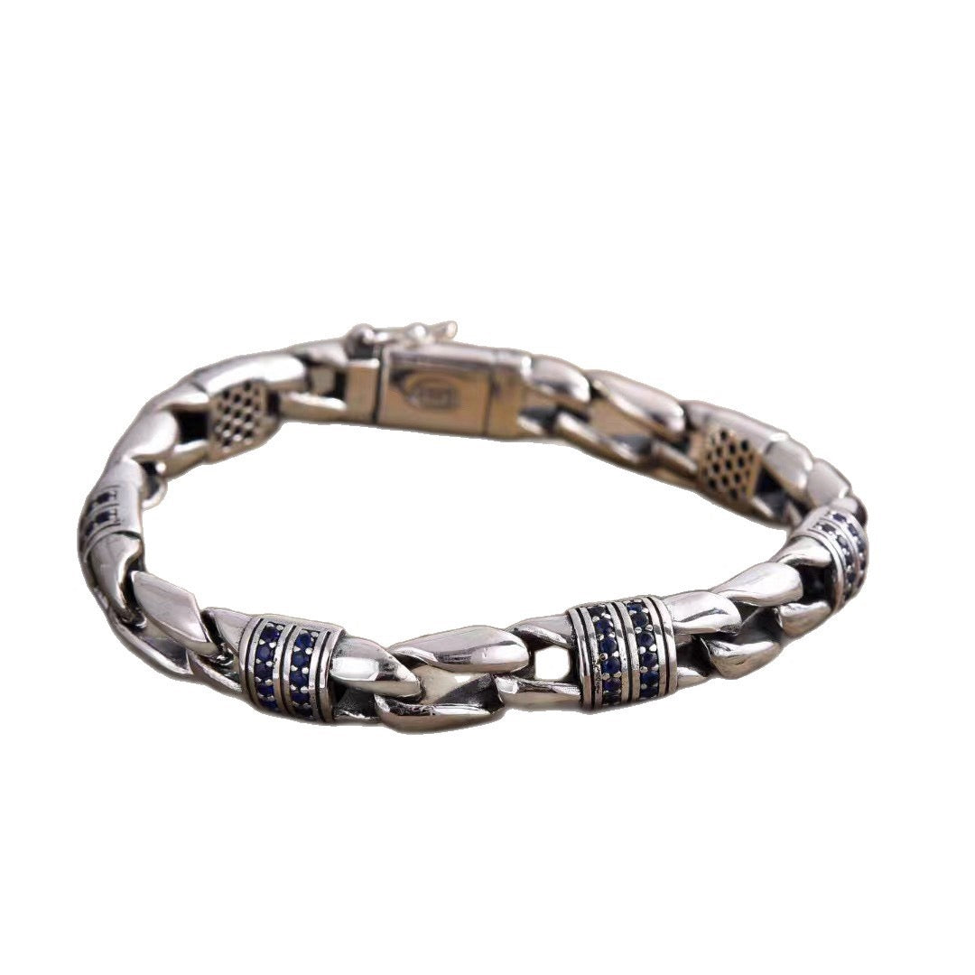 Martin Graham bracelet in polished metal-tone – close-up detail