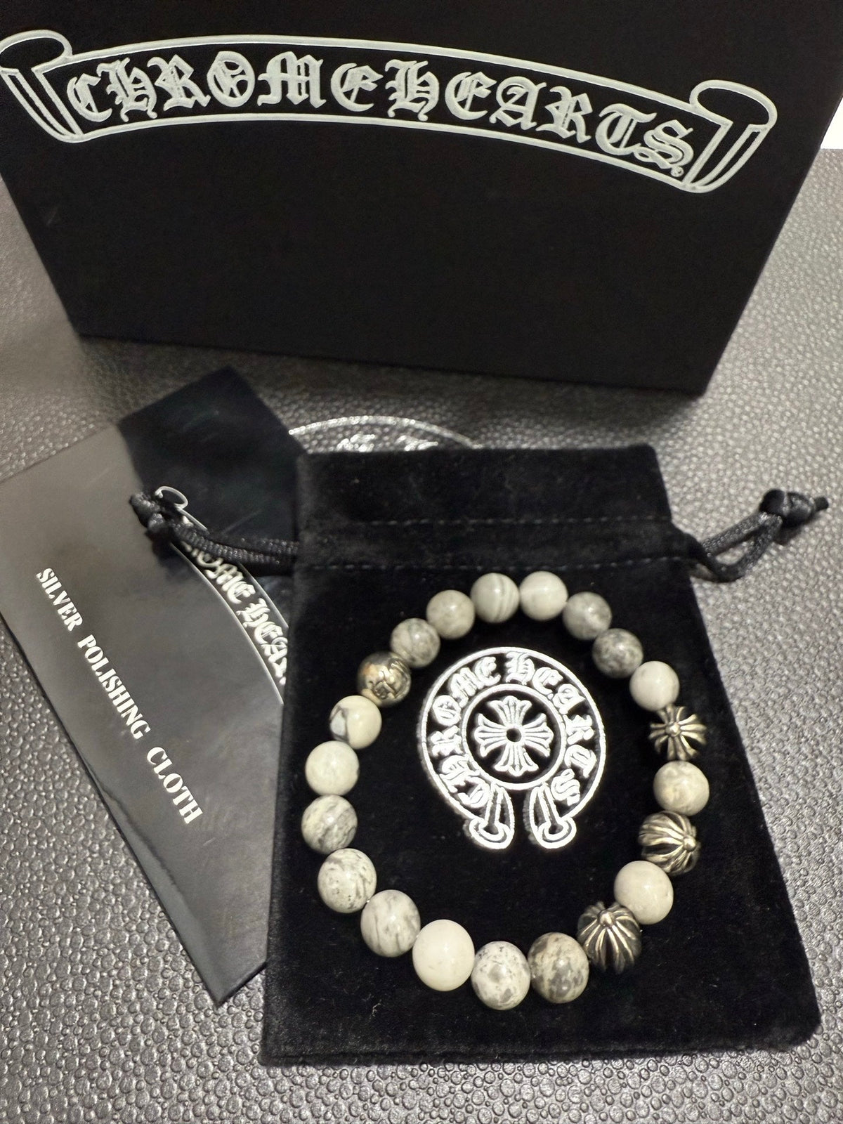 Martin Graham jewelry accessory in polished metal-tone – styled product view