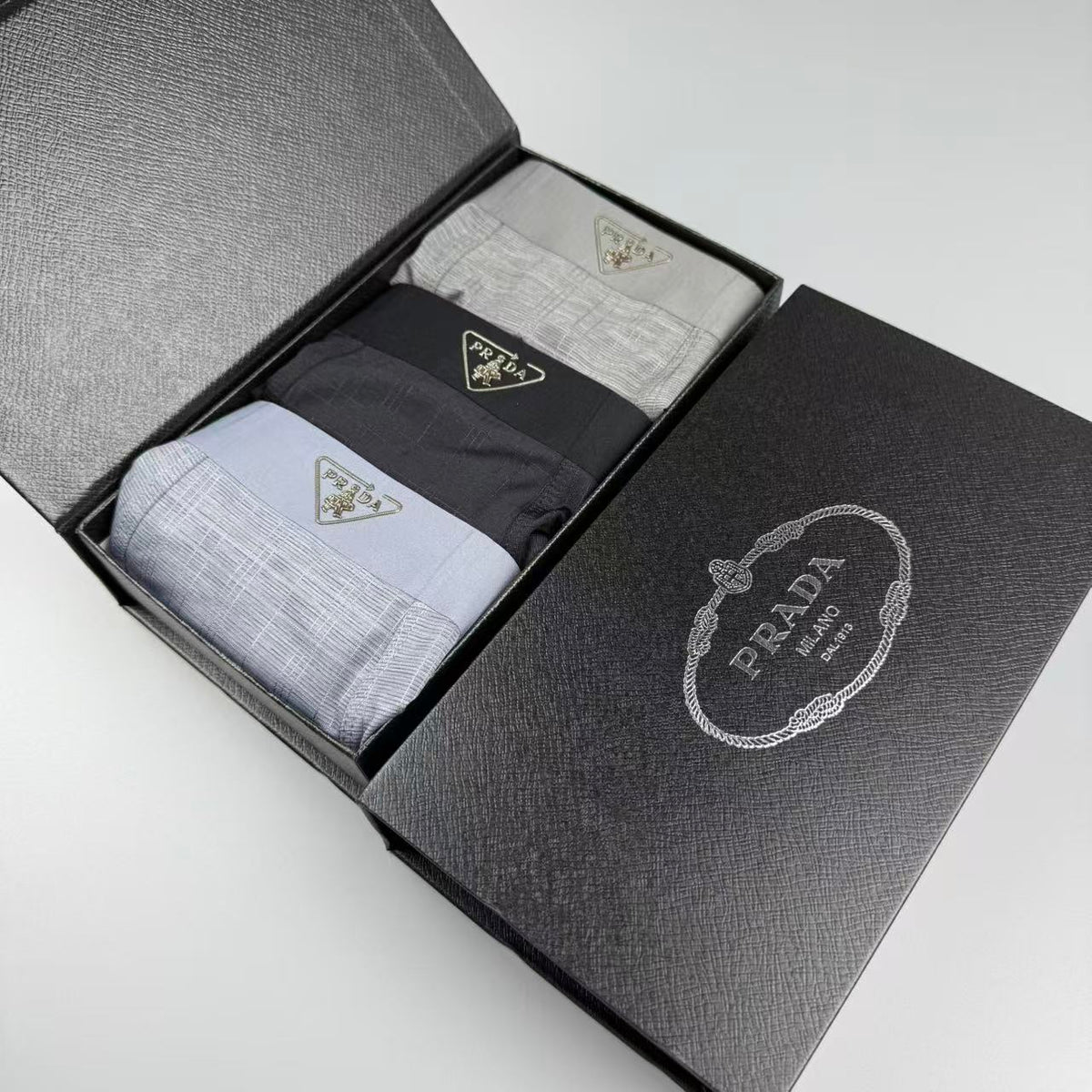 Prada Men's Boxer Briefs - 3-Piece Box