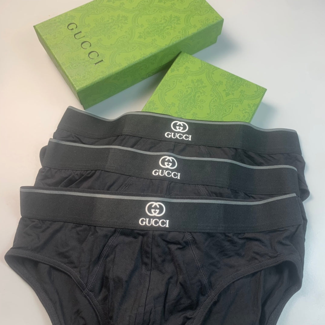 Gucci Small Emblem Men's Briefs - 3-Piece Box