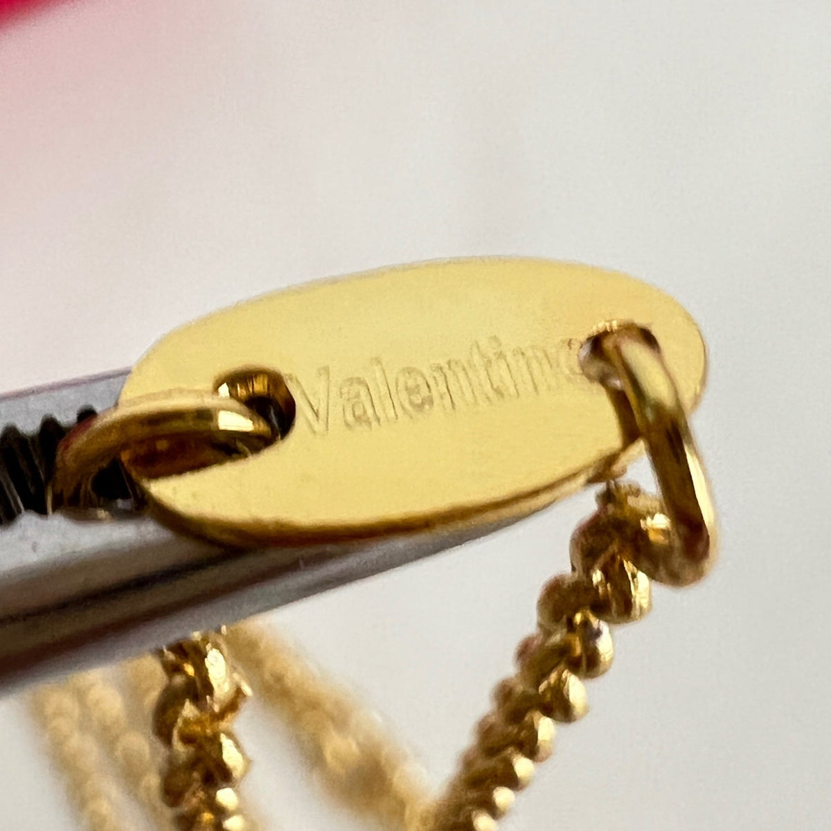 Martin Graham pendant necklace in polished metal-tone