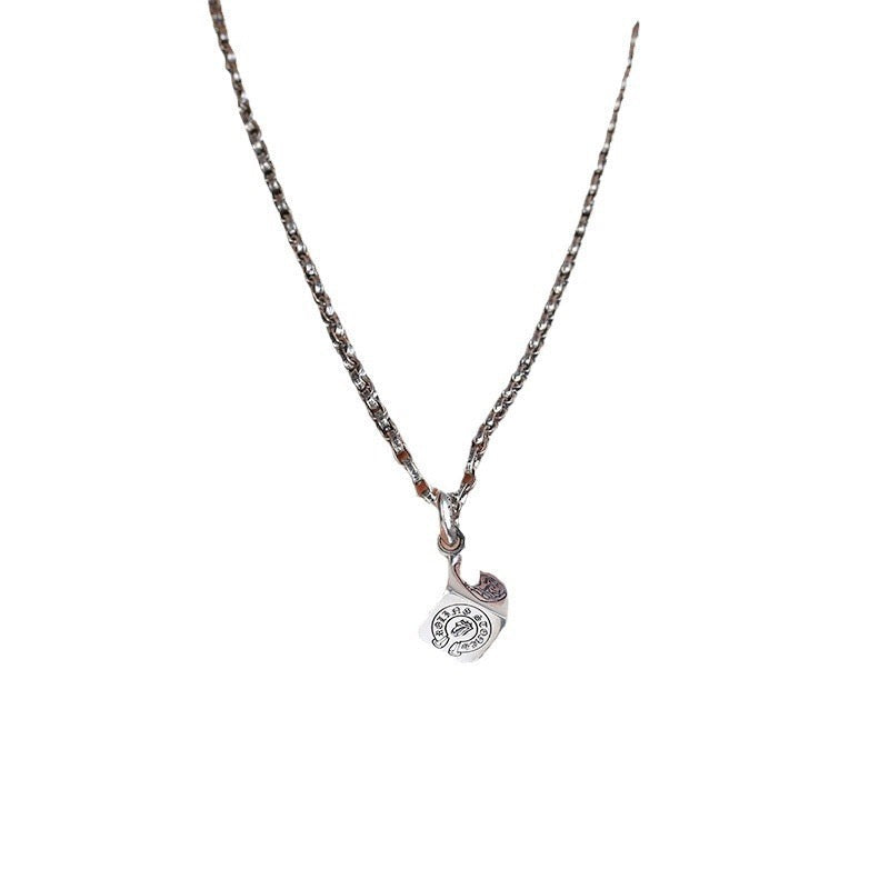 Martin Graham pendant necklace in polished metal-tone – main product view