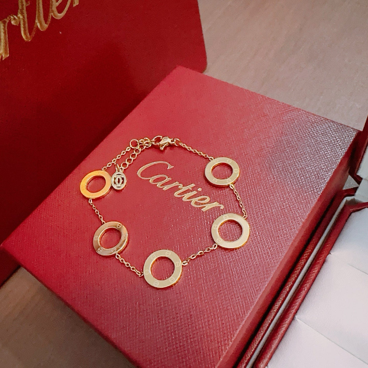 Martin Graham bracelet in polished metal-tone – main product view