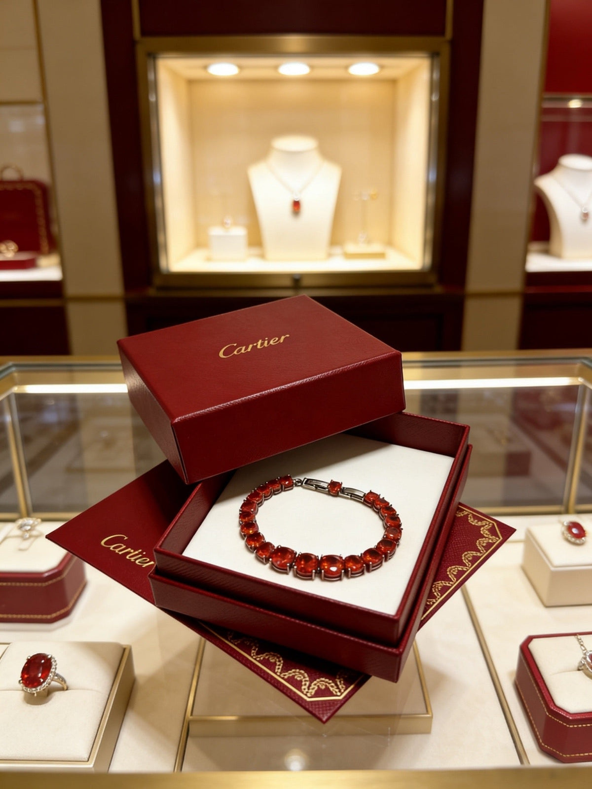 Martin Graham bracelet in polished metal-tone – front view