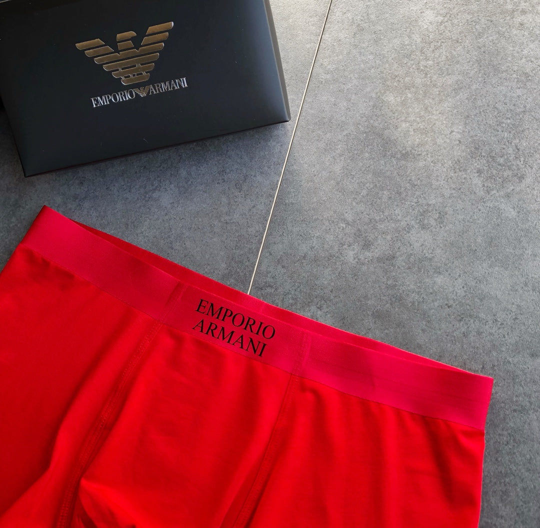 Armani Eagle Graphics Men's Boxer Briefs - 3-Piece Box