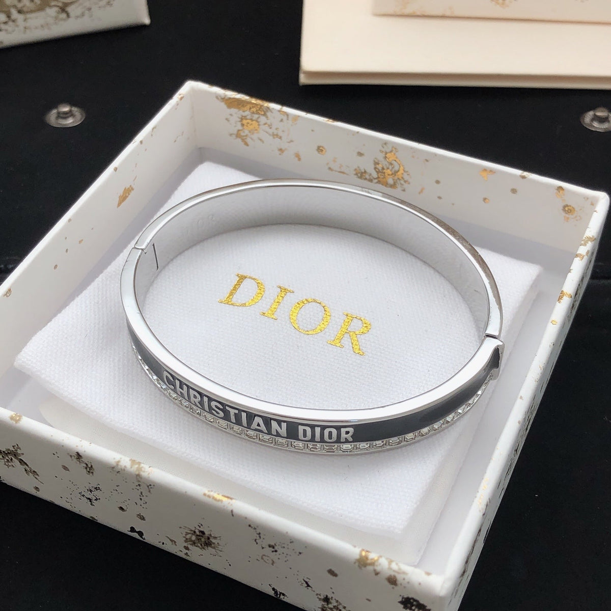 Martin Graham bracelet in polished metal-tone – front view
