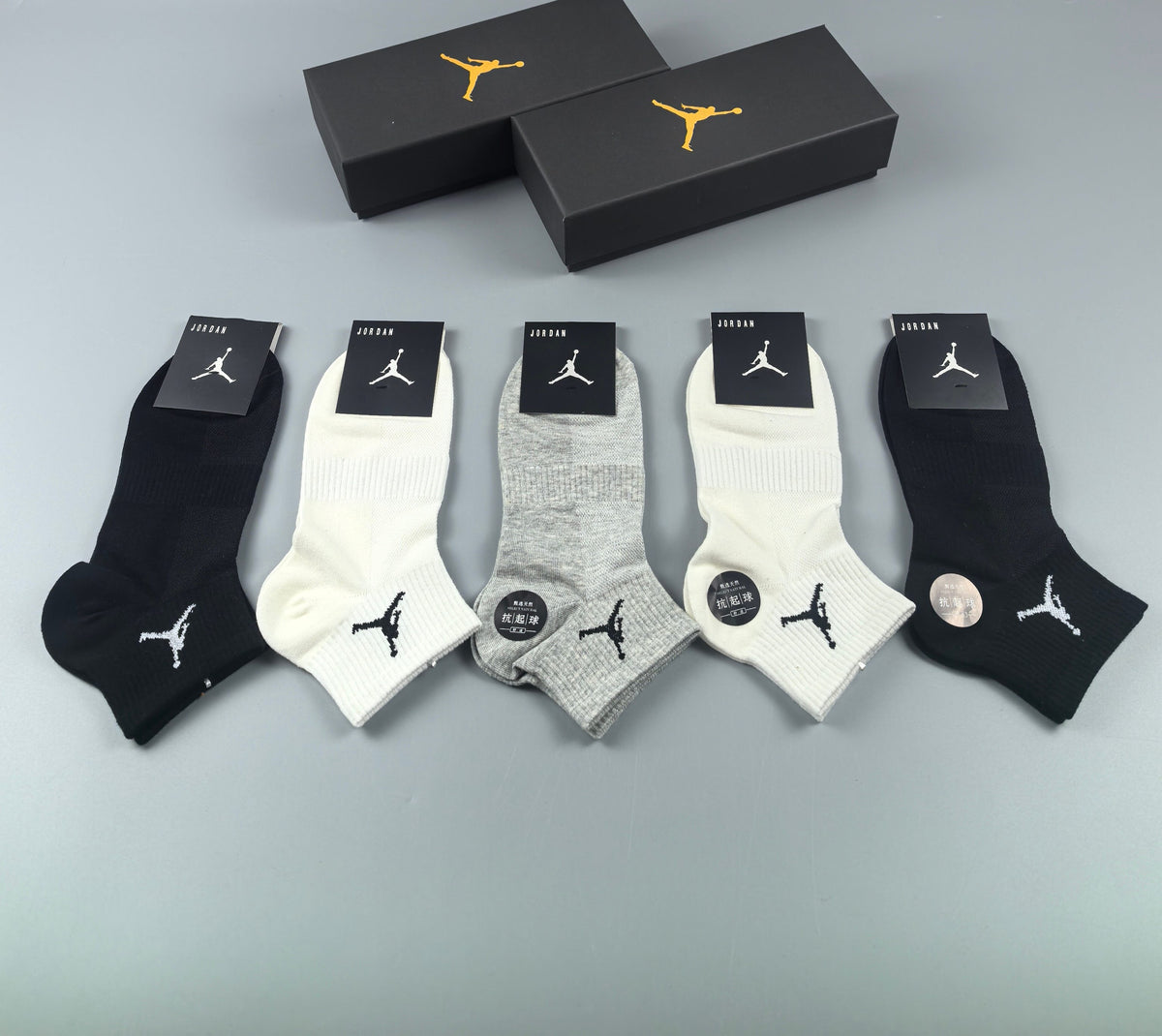 Jordan Cotton Breathable Socks – 5-Pair Pack