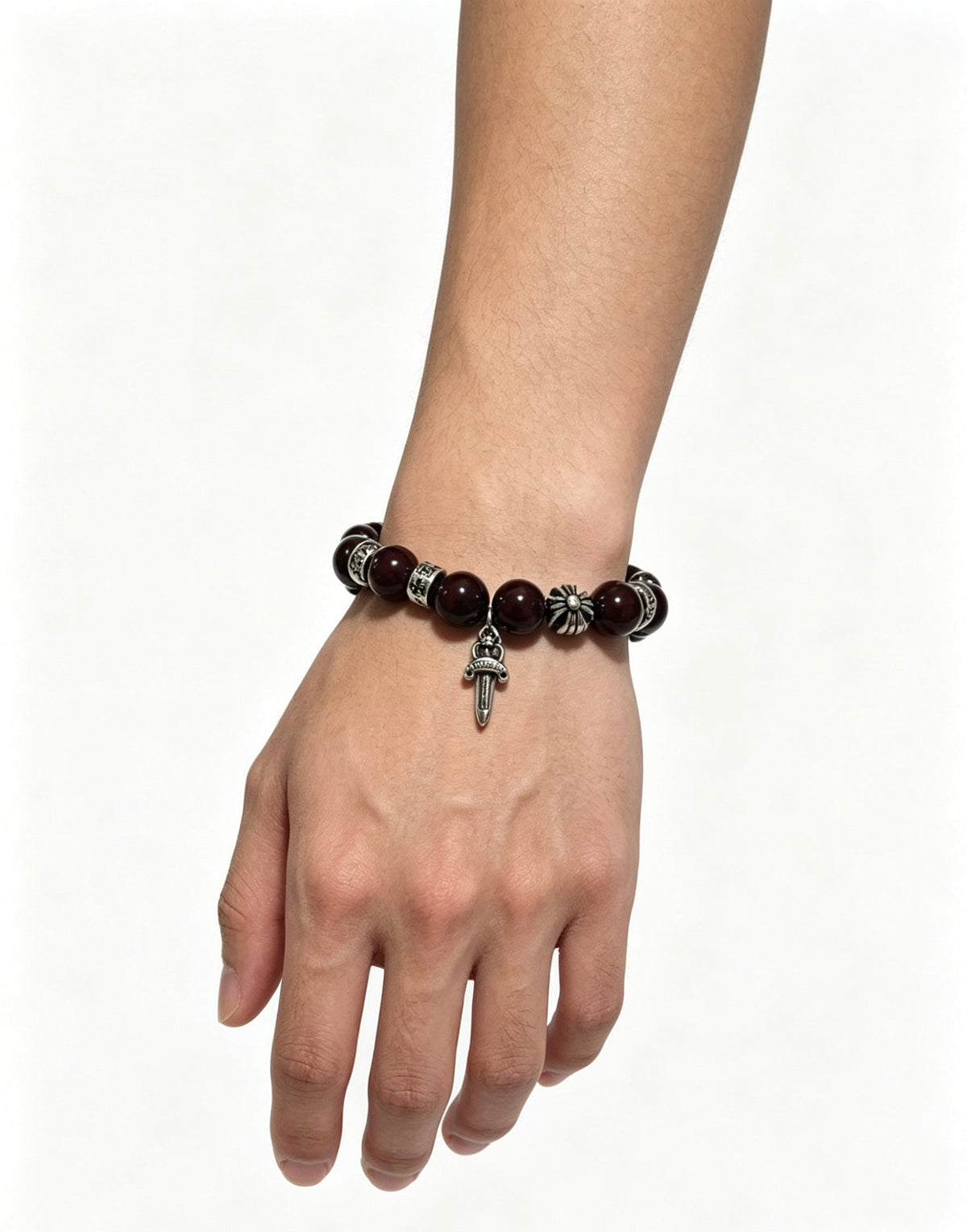 Martin Graham bracelet in polished metal-tone – detail view