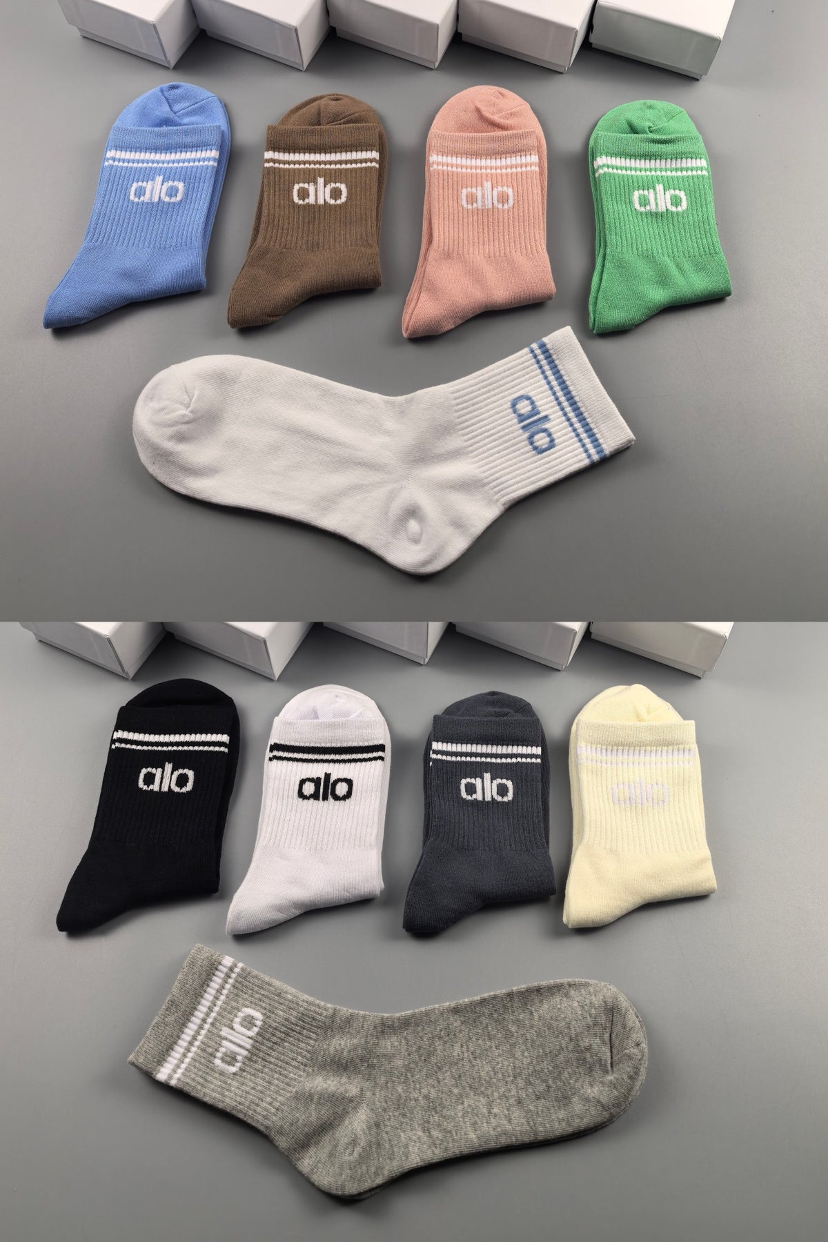 Alo Classic Ankle Socks - Assorted Set