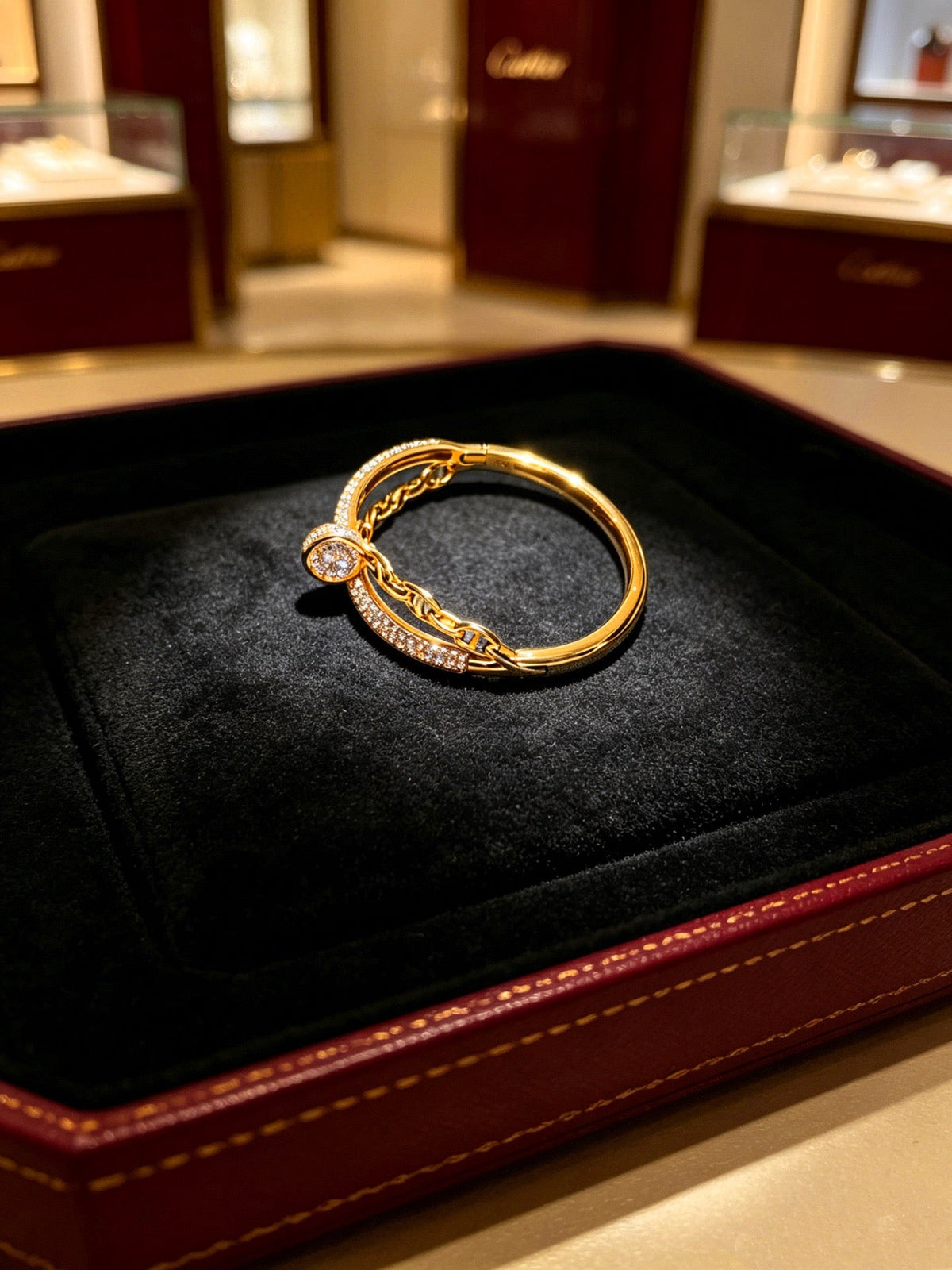 Martin Graham bracelet in polished metal-tone – detail view