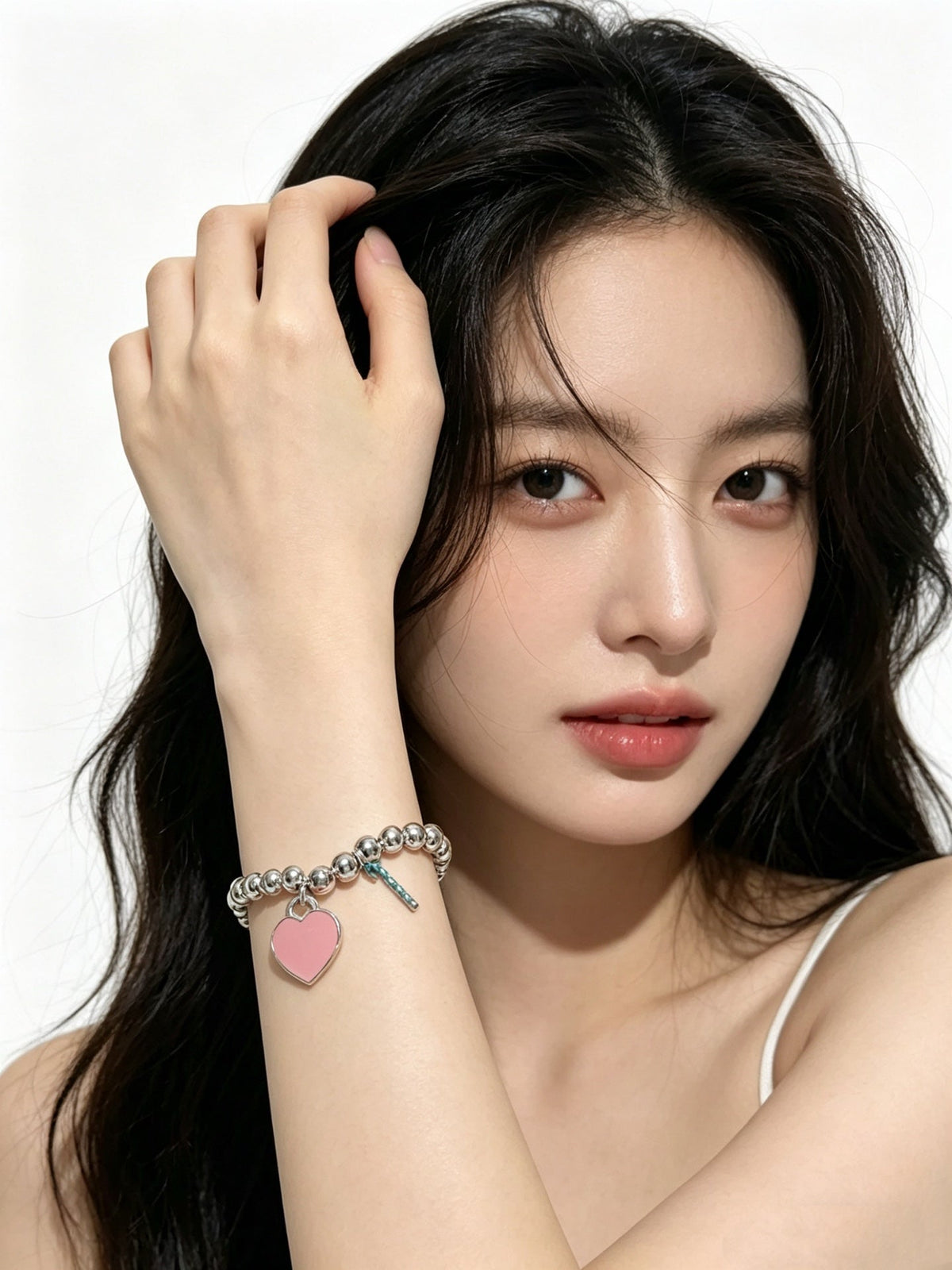 Martin Graham bracelet in polished metal-tone – detail view