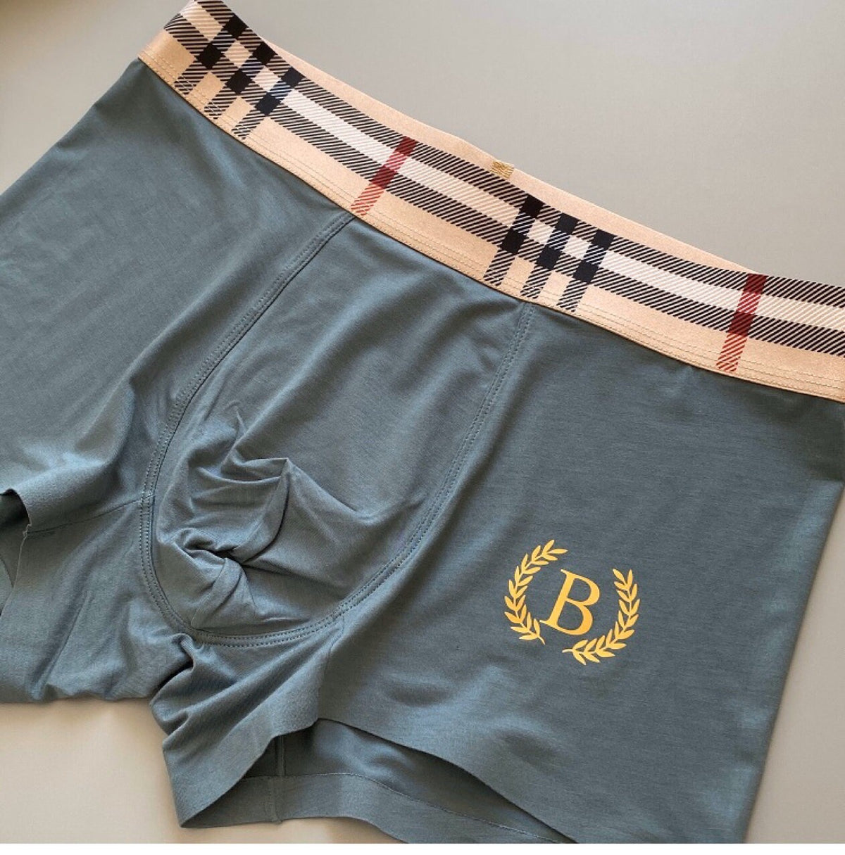 Burberry 93% Modal & 7% Spandex Seamless-Cut Men's Boxer Briefs - 3-Piece Box