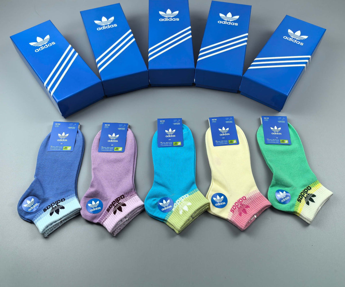 Adidas Cotton Breathable Socks – 5-Pair Pack