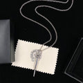Signature Emblem Pendant Necklace in Polished Metal-Tone – Design 069 main product view