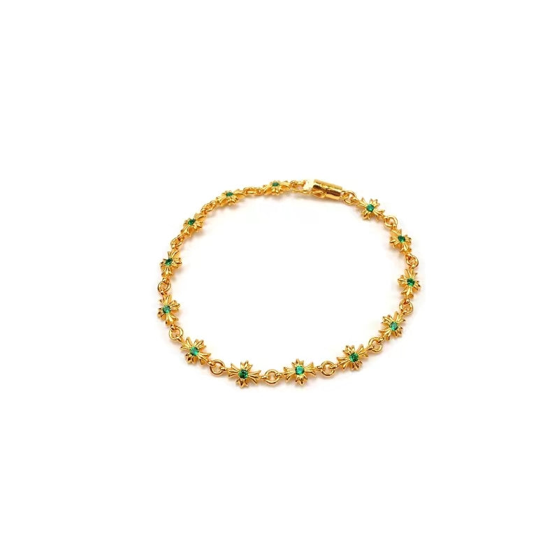 Signature Emblem Bracelet in Gold-Tone – Design 007 main product view
