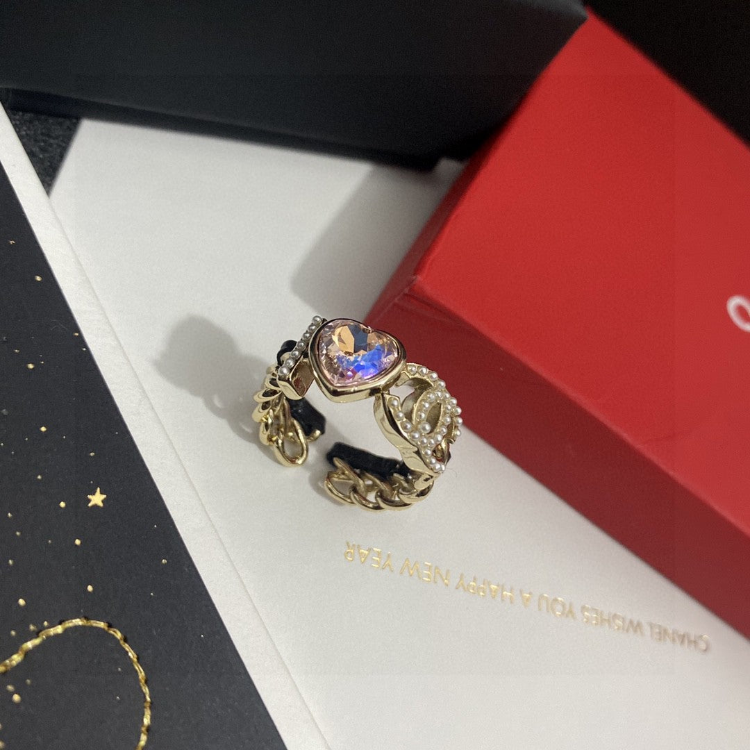 Signature Emblem Statement Ring in Polished Metal-Tone – Design 035 side detail