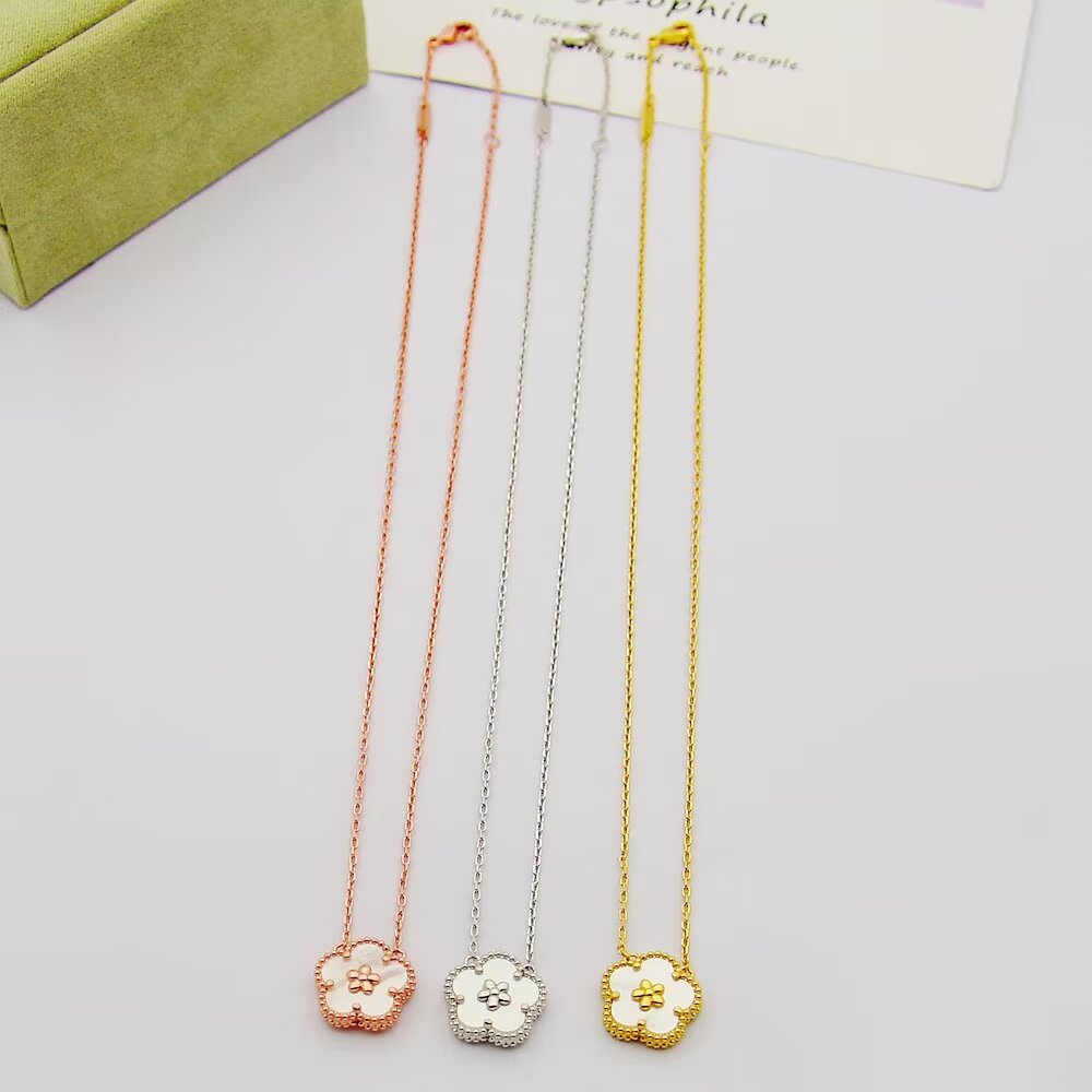 Van Cleef & Arpels Ladybug Pendant Necklace in Gold-Tone front product view