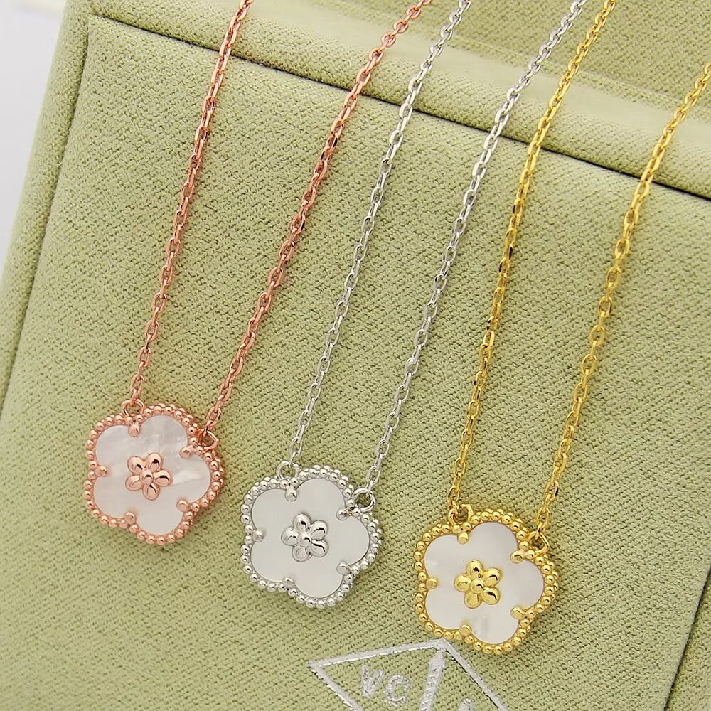 Van Cleef & Arpels Ladybug Pendant Necklace in Gold-Tone detail view