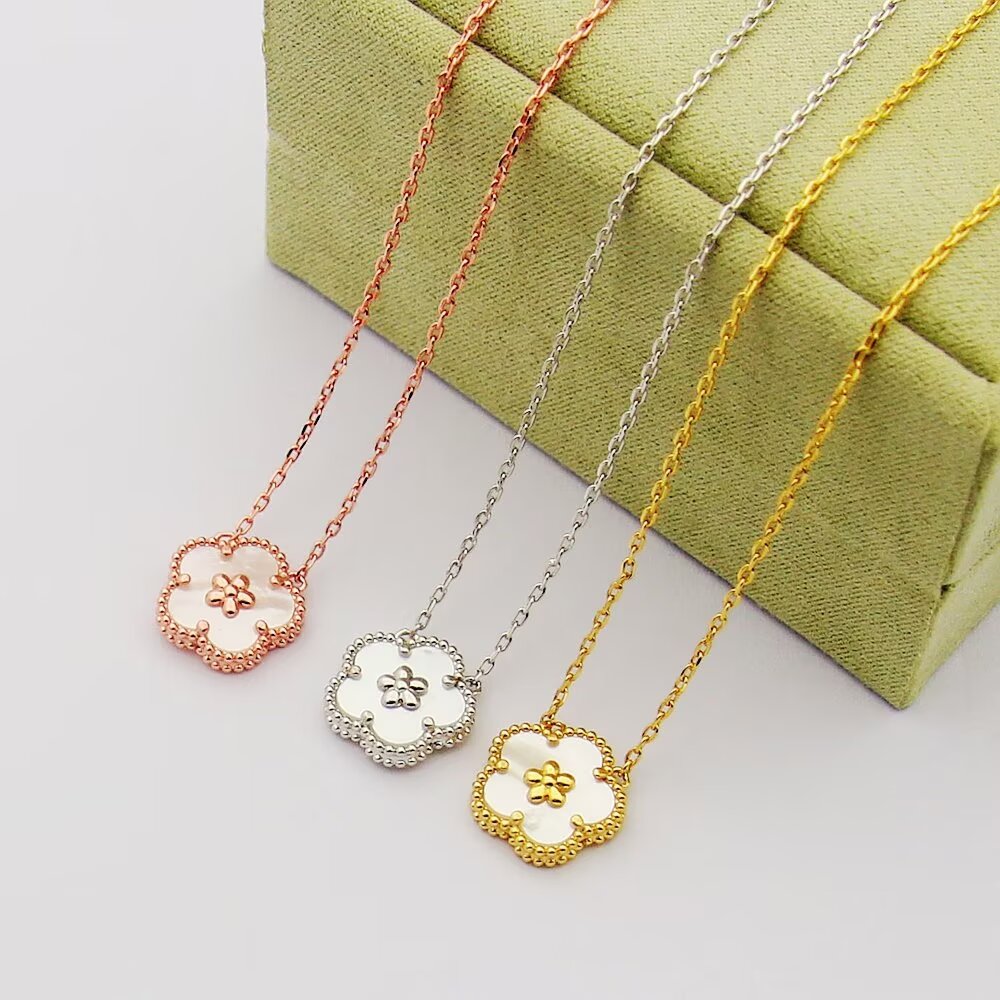 Van Cleef & Arpels Ladybug Pendant Necklace in Gold-Tone styled product view