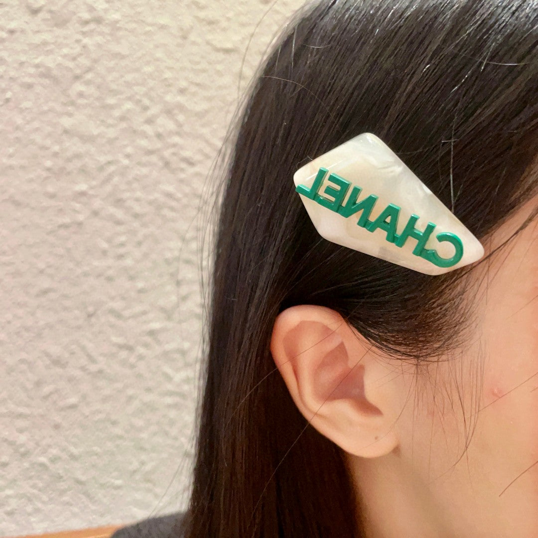 Letter Hair Clip – Design 006 main product view