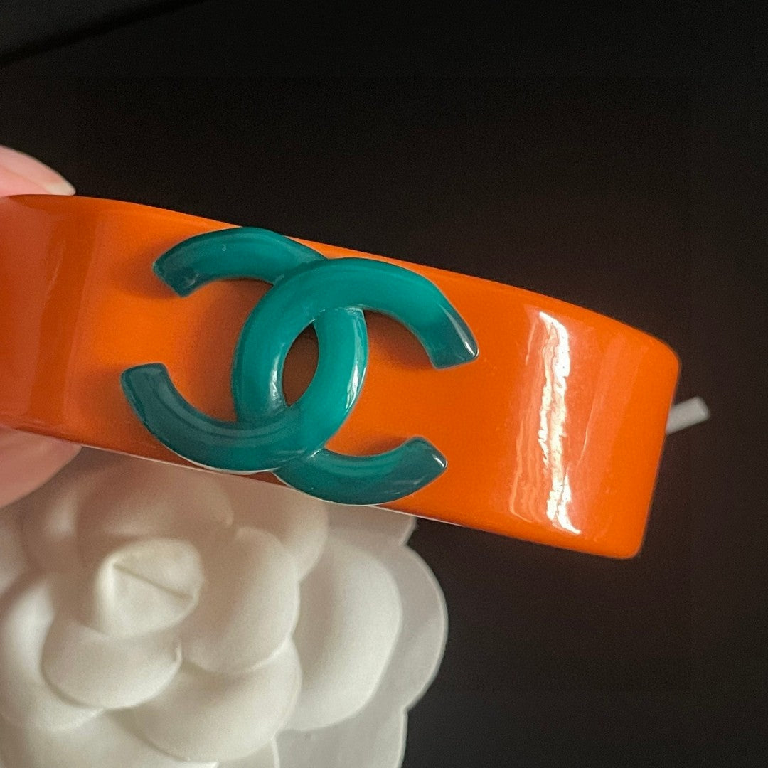 Double-C Emblem Bangle in Polished Metal-Tone – Design 002 main product view