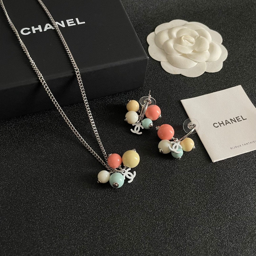 Signature Emblem Pendant Necklace in Polished Metal-Tone – Design 056 styled product view