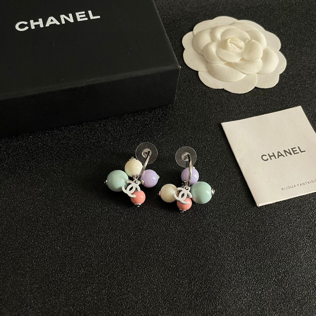 Signature Emblem Statement Earrings in Polished Metal-Tone – Design 030 styled product view