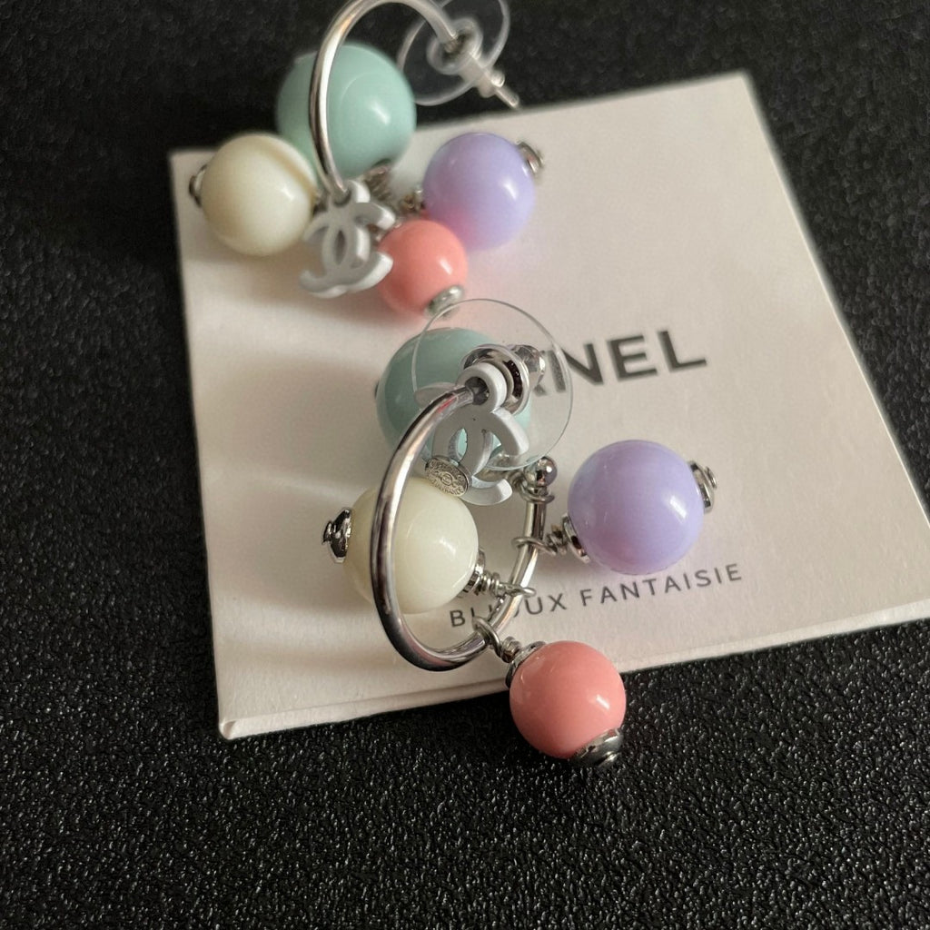 Signature Emblem Statement Earrings in Polished Metal-Tone – Design 030 main product view