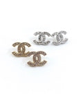 Signature Emblem Stud Earrings in Gold-Tone – Design 032 main product view