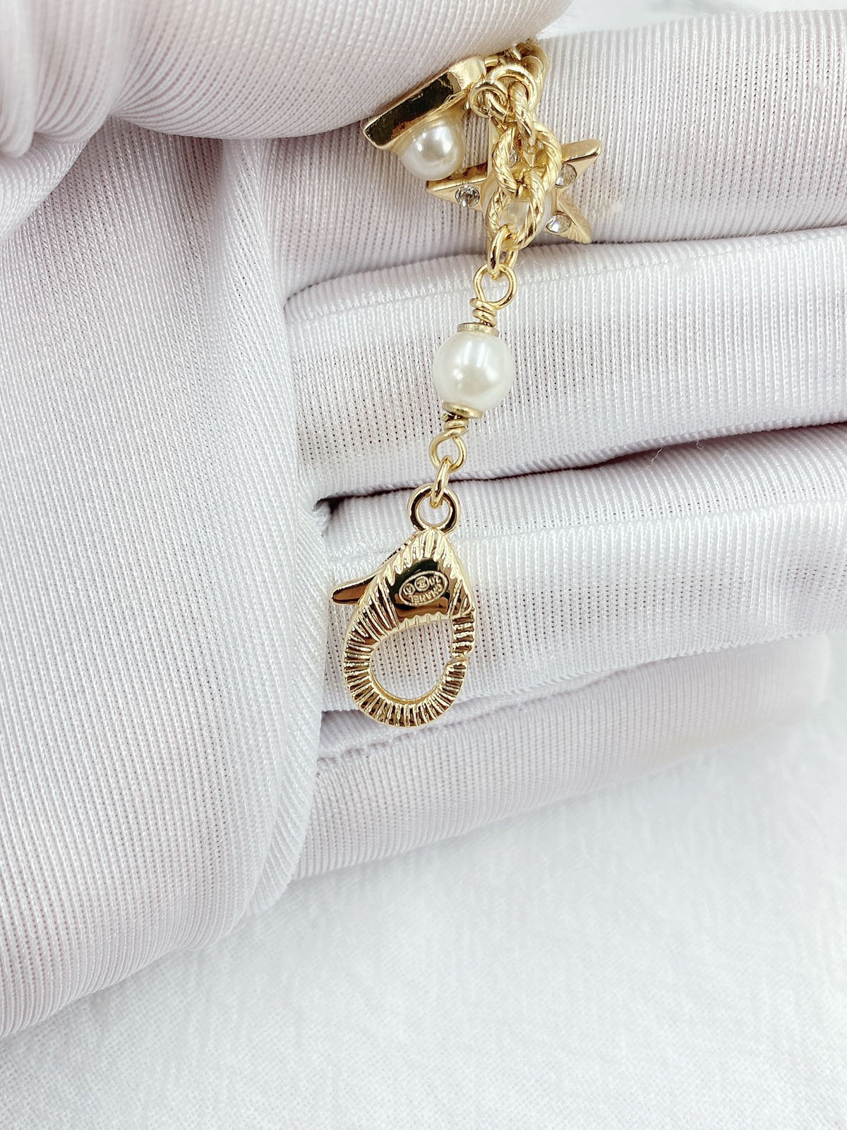 Signature Emblem Bracelet in Gold-Tone – Design 013 styled product view