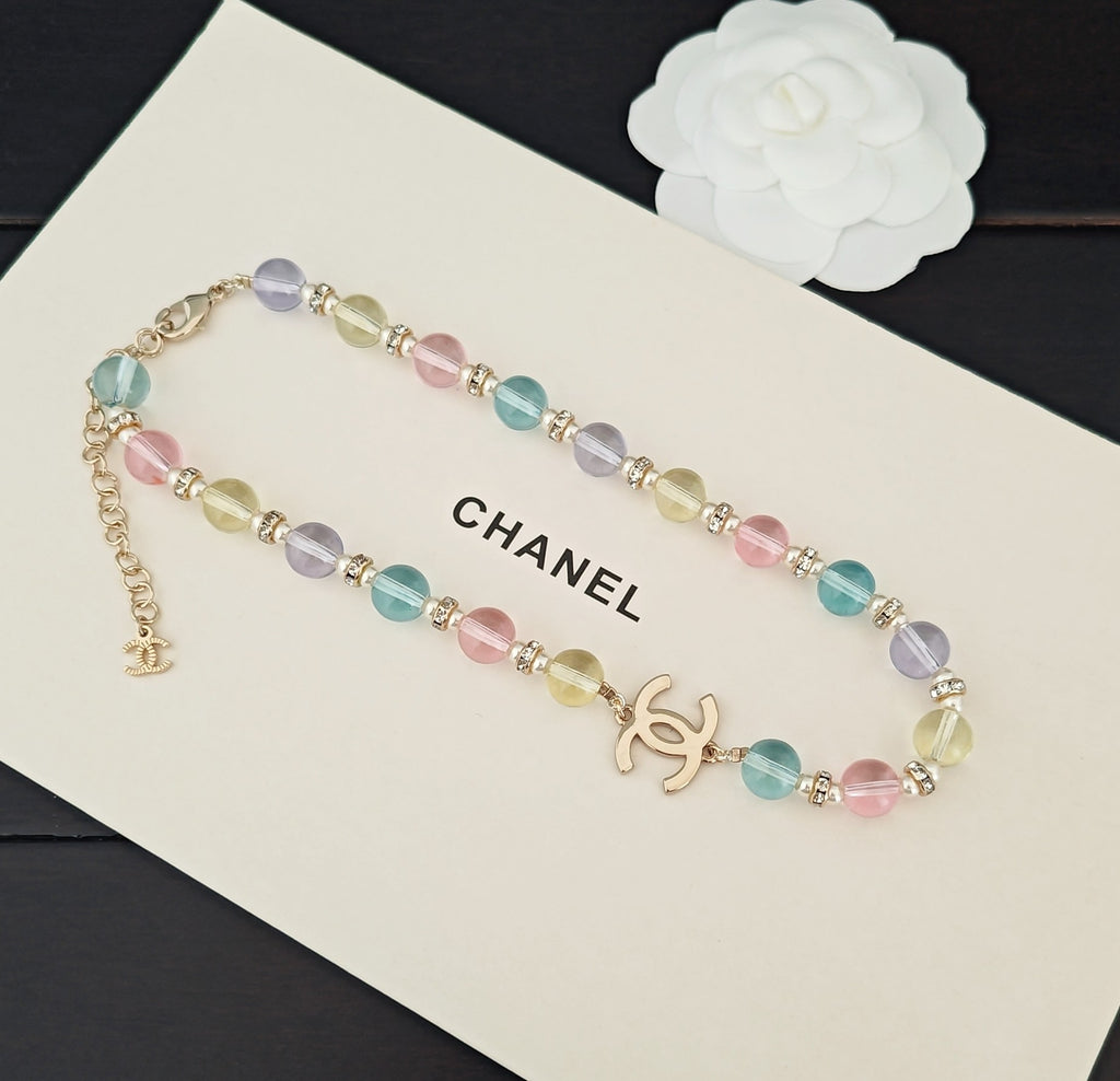 Signature Emblem Crystal-Accent Pendant Necklace – Design 011 styled product view