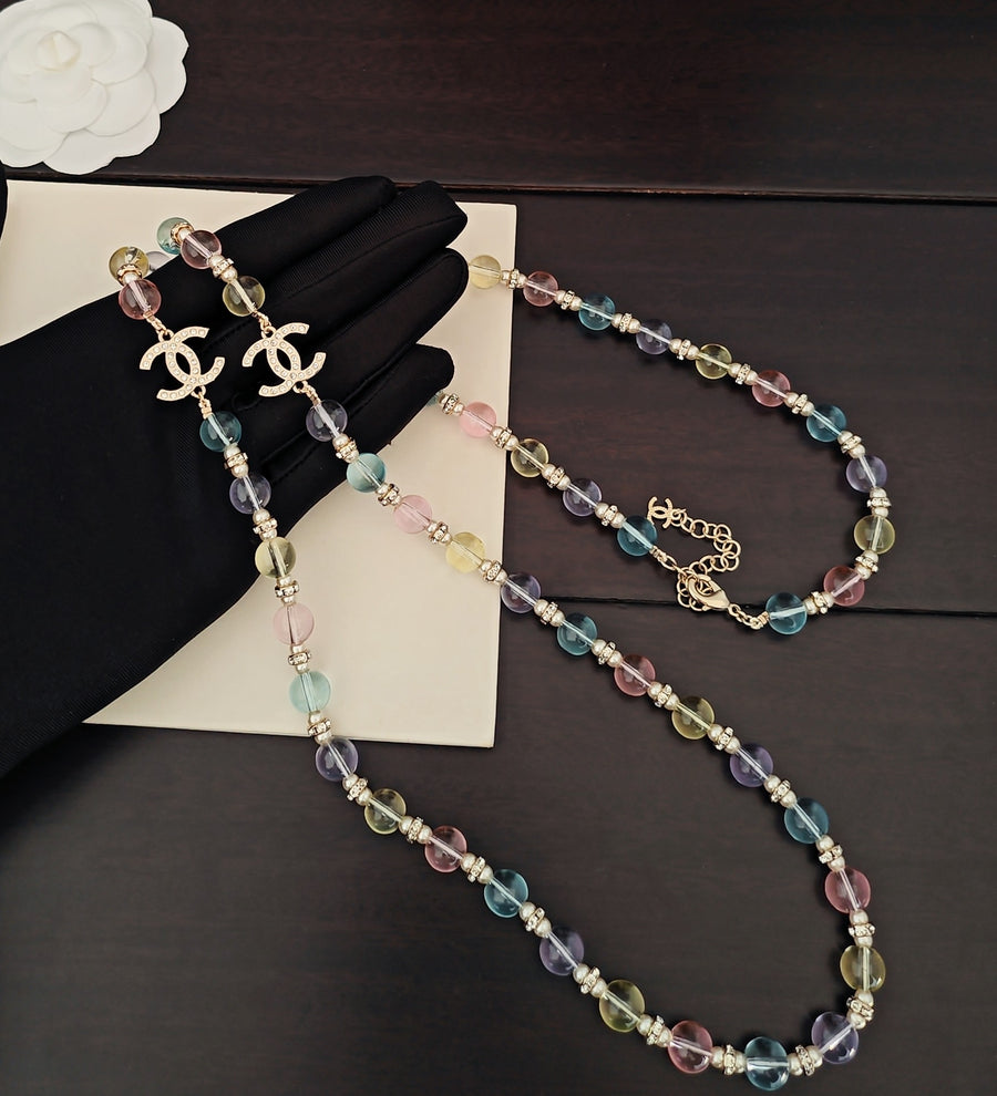 Signature Emblem Crystal-Accent Pendant Necklace – Design 026 main product view
