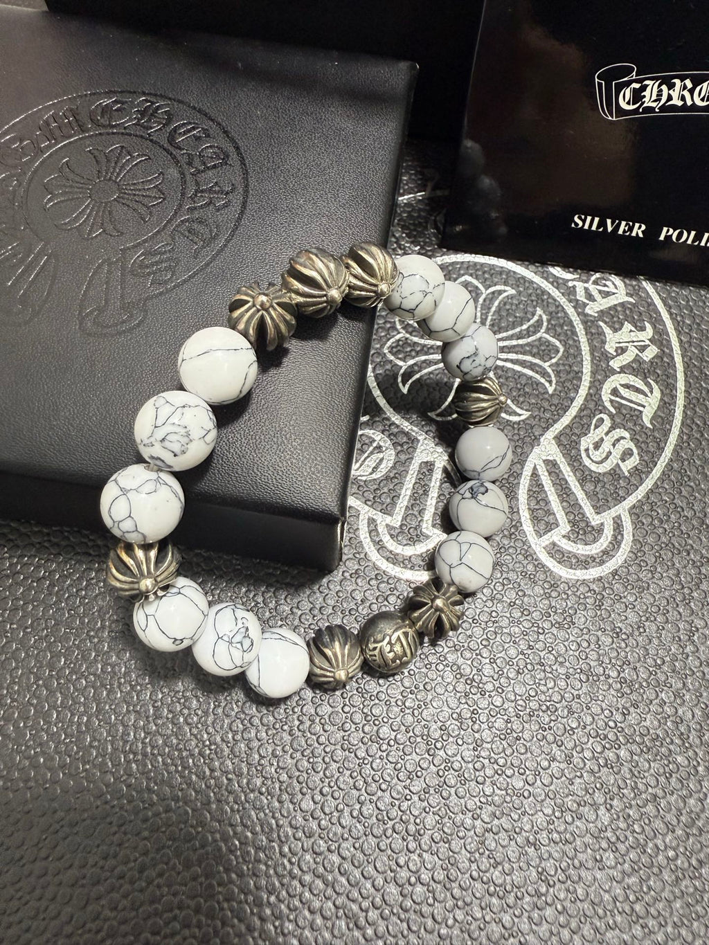 Gothic Emblem Jewelry Accessory in Antique Silver-Tone – Design 08 front product view
