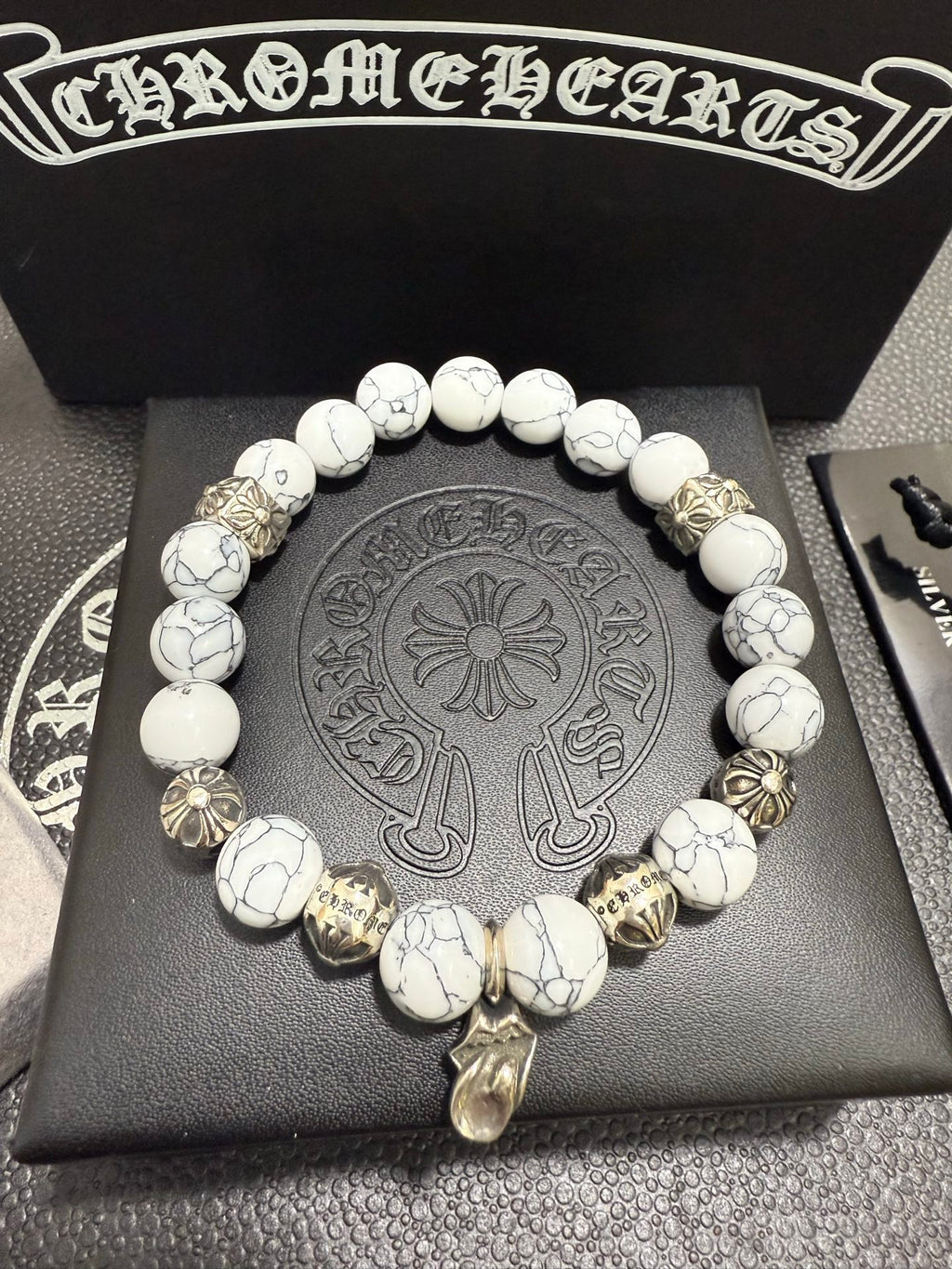 Gothic Emblem Jewelry Accessory in Antique Silver-Tone – Design 13 front product view