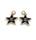 Signature Emblem Statement Earrings in Gold-Tone – Design 011 main product view