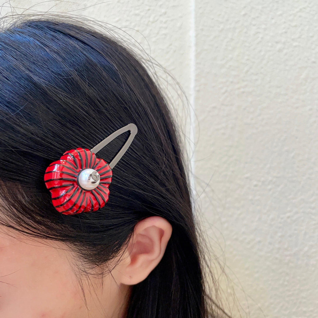 Camellia Hair Clip – Camellia Detail – Design 002 main product view
