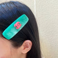 Double-C Emblem Hair Clip – Design 029 main product view