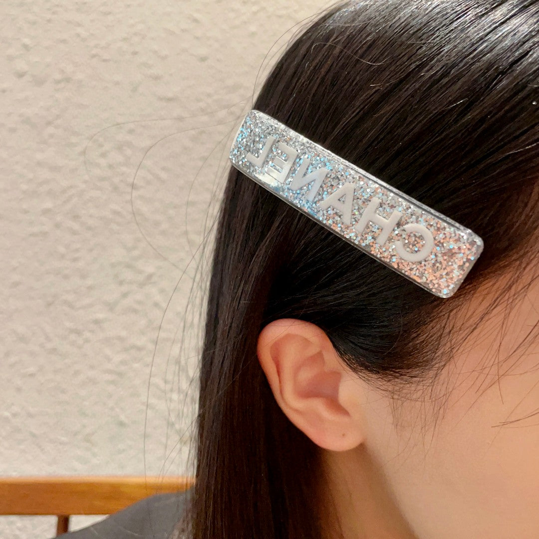 Letter Hair Clip – Design 002 front product view
