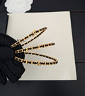 Signature Emblem Bangle in Gold-Tone – Black Detail – Design 006 main product view