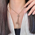Double-C Emblem Crystal-Accent Pendant Necklace – Design 027 main product view