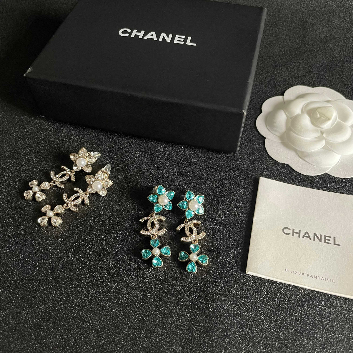 Signature Emblem Stud Earrings in Polished Metal-Tone – Design 046 close-up detail