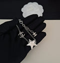 Signature Emblem Bracelet in Gold-Tone – White Detail main product view
