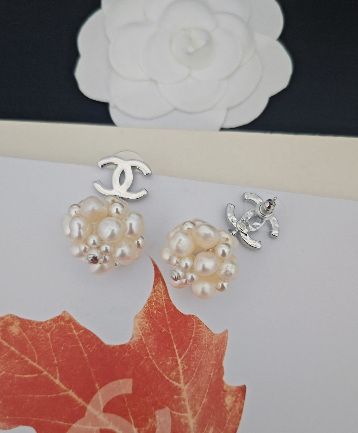Pearl Pearl-Detail Statement Earrings – Pearl Detail styled product view
