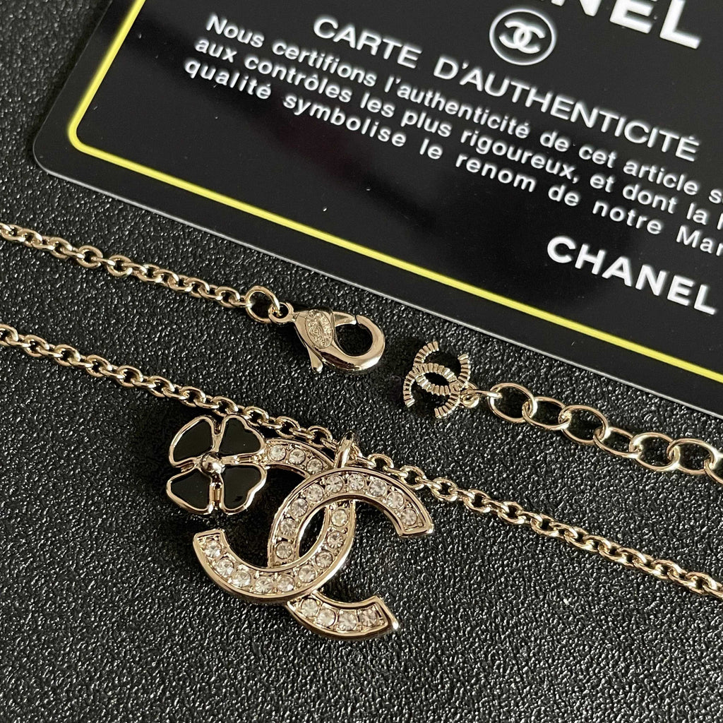 Signature Emblem Pendant Necklace in Polished Metal-Tone – Design 077 main product view