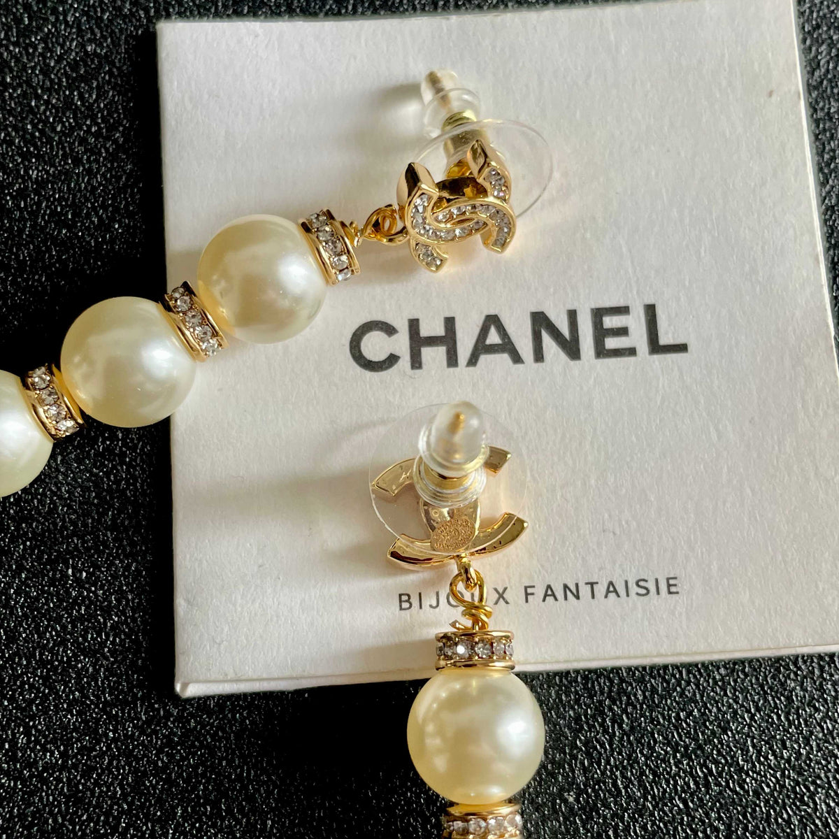 Signature Emblem Stud Earrings in Polished Metal-Tone – Design 075 main product view